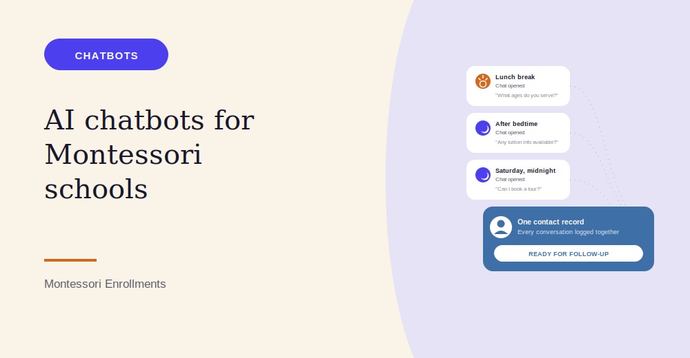 AI Chatbots for Montessori Schools