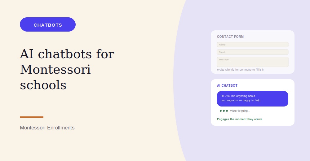AI Chatbots for Montessori Schools