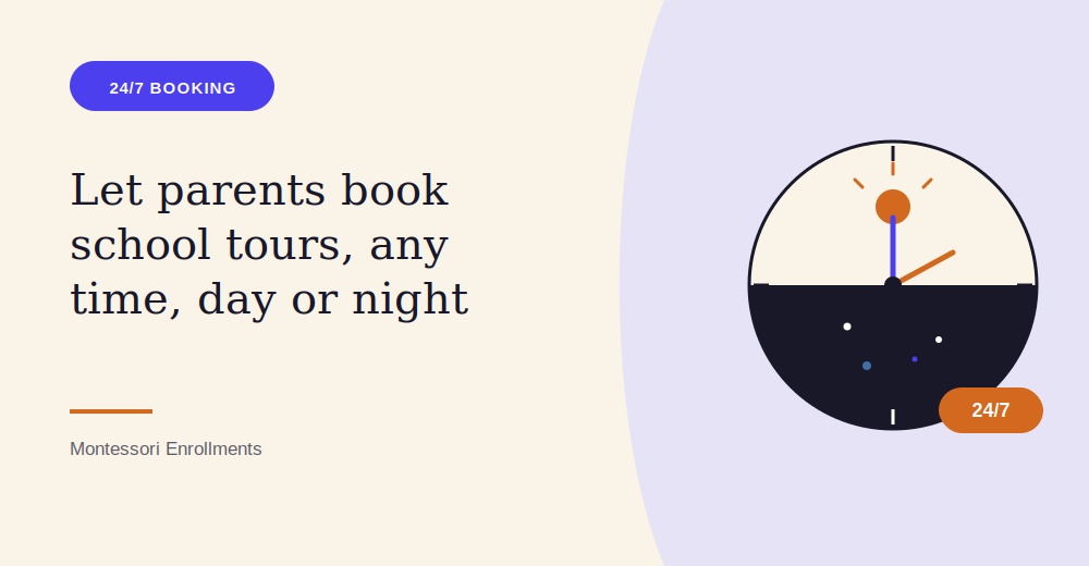 How to Let Parents Book School Tours 24/7