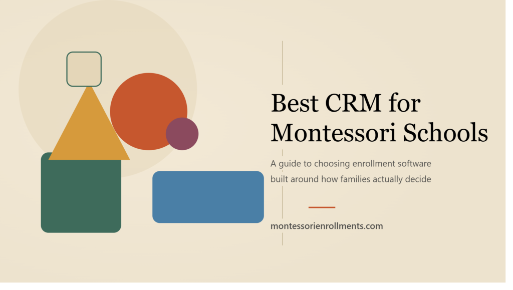 Best CRM for Montessori Schools